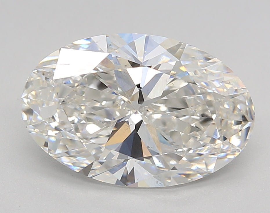 3.01 CT Oval Cut Lab-Grown Diamond, F Color, VS2 Clarity, IGI Certified