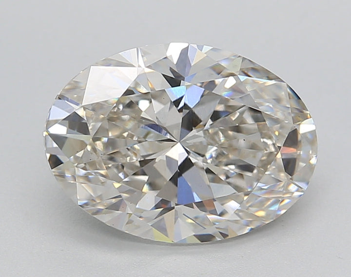 3.01 CT Oval Cut Lab-Grown Diamond, IGI Certified, H Color, VS1 Clarity