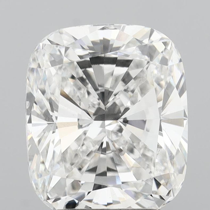Diamant cultivé en laboratoire VS2 E, taille coussin, 3,01 carats