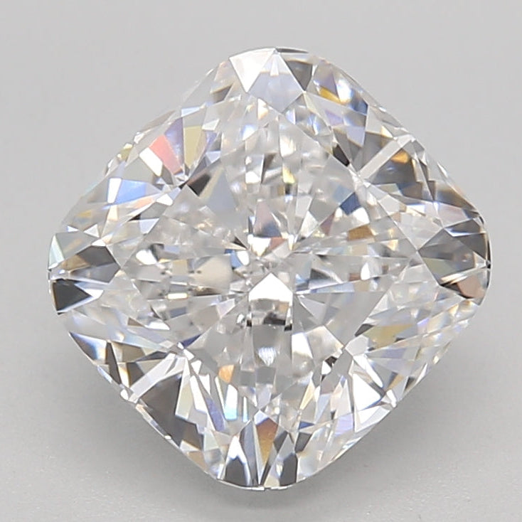 3.01 Carat Cushion Cut Lab Grown Diamond VVS2 E