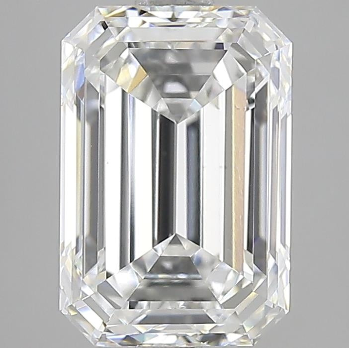 Diamant cultivé en laboratoire taille émeraude de 3,01 carats VS1 E