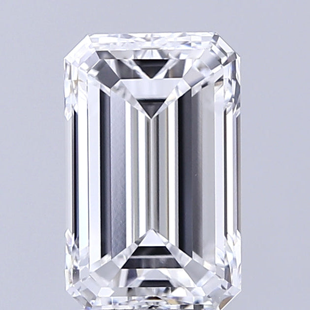 3.01 Carat Emerald Lab Grown Diamond VVS1 D