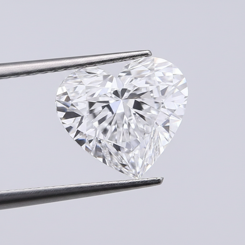3.01 Carat D VS1 Heart Shape CVD Lab Grown Diamond IGI Certified
