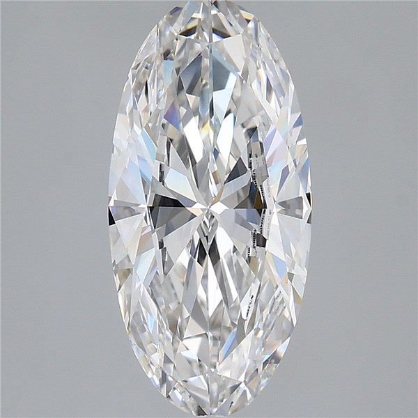 Diamante cultivado en laboratorio Moval de 3,01 quilates VVS1 E