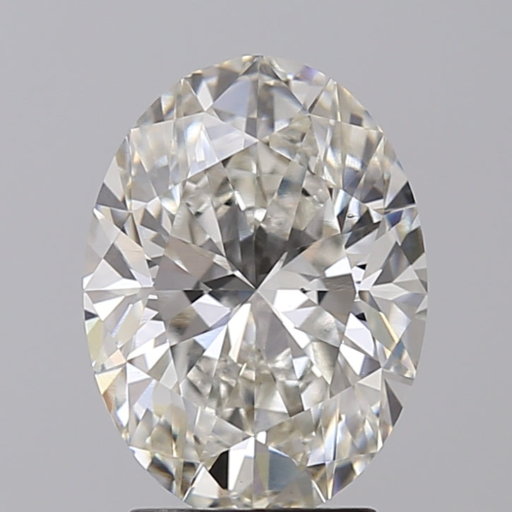 Diamante cultivado en laboratorio de talla ovalada de 3,01 quilates VS1 G