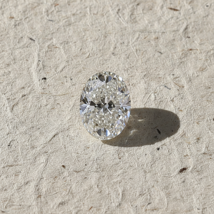 3,01 karaat ovaal geslepen laboratoriumdiamant, VS1/G