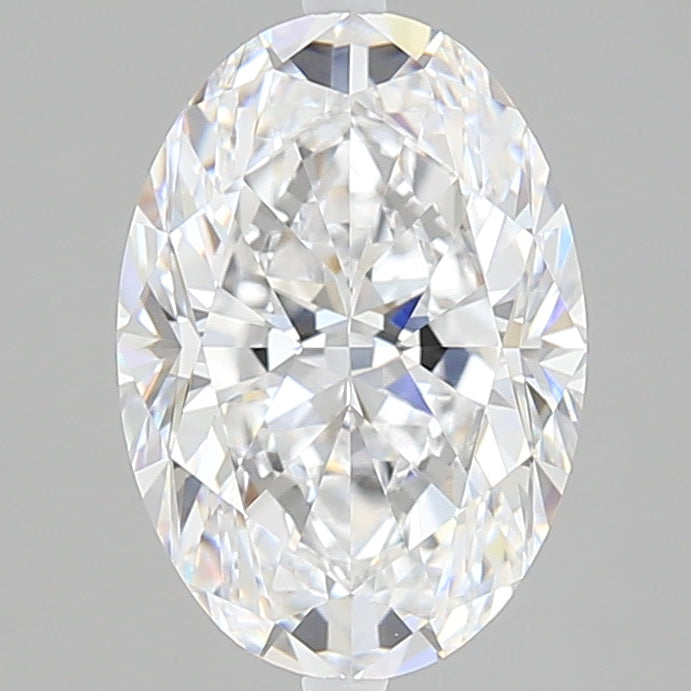 Diamante cultivado en laboratorio de talla ovalada de 3,01 quilates VVS1 D