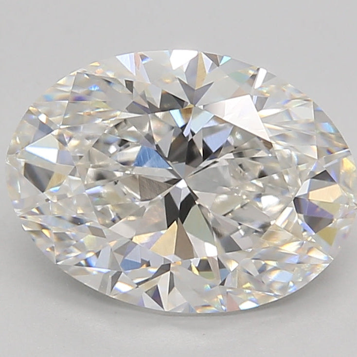 3.01 Carat Oval Cut Lab Grown Diamond VVS2 F