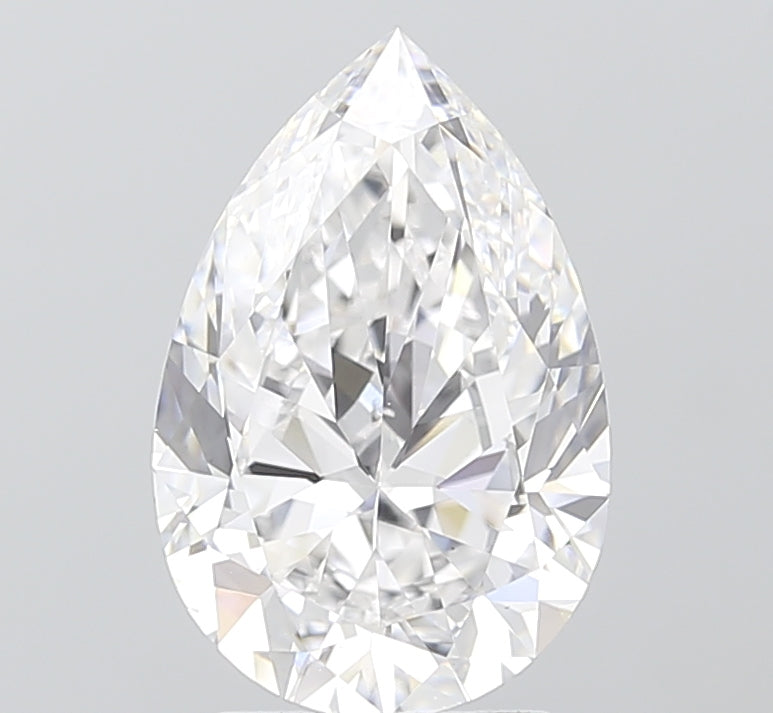 3.01 Carat Pear Cut Lab Grown Diamond VS1D