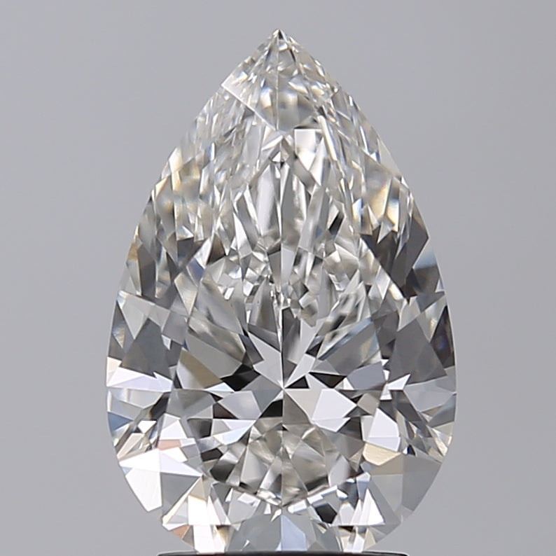 3.01 Carat Pear Cut Lab Grown Diamond VVS2 G