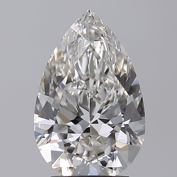 3.01 Carat Pear Cut Lab Grown Diamond VVS2 G
