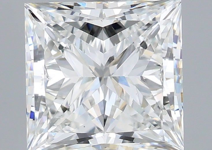 3.01 Carat Princess Cut Lab Grown Diamond VS1E