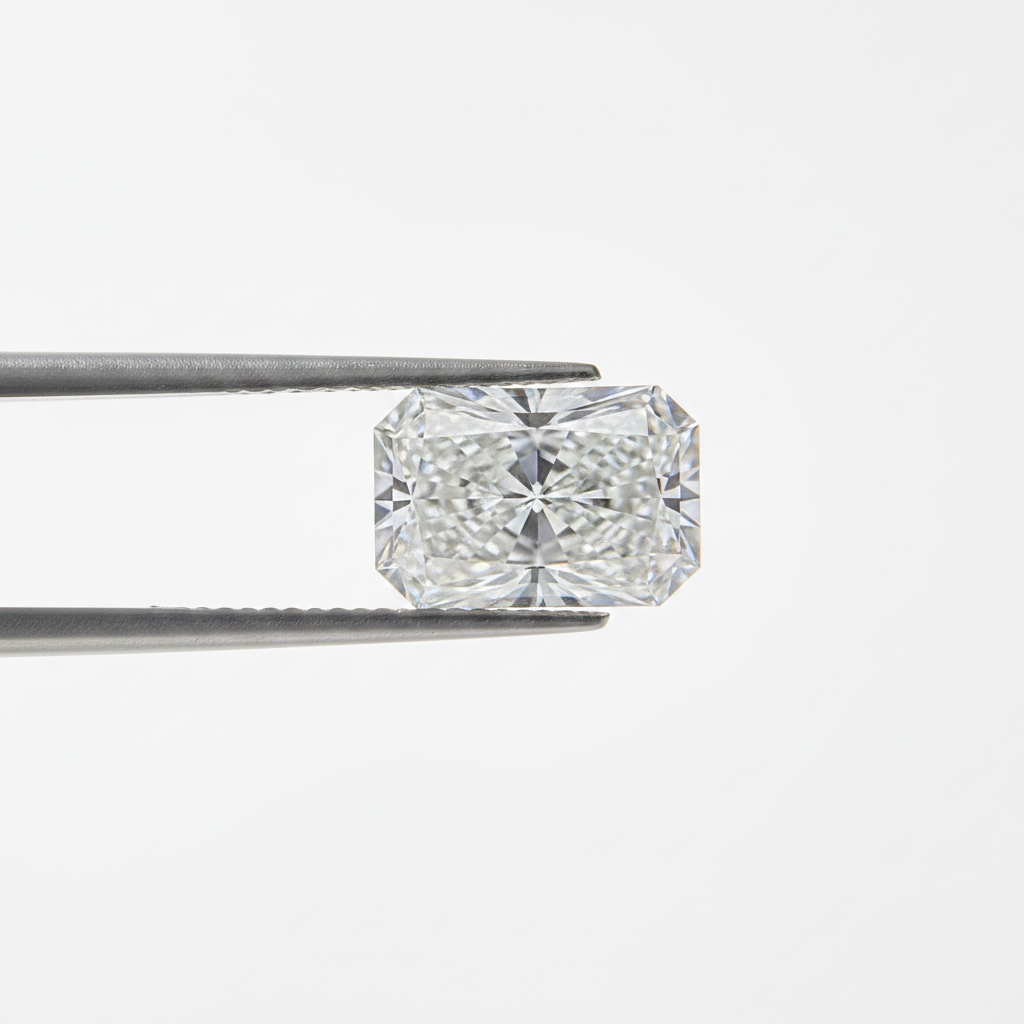 3,01 karaat stralend geslepen laboratoriumdiamant, VVS1/E