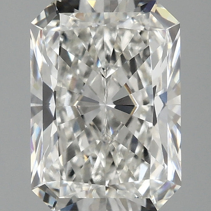 Diamante coltivato in laboratorio con taglio radiante da 3,01 carati VVS2 F
