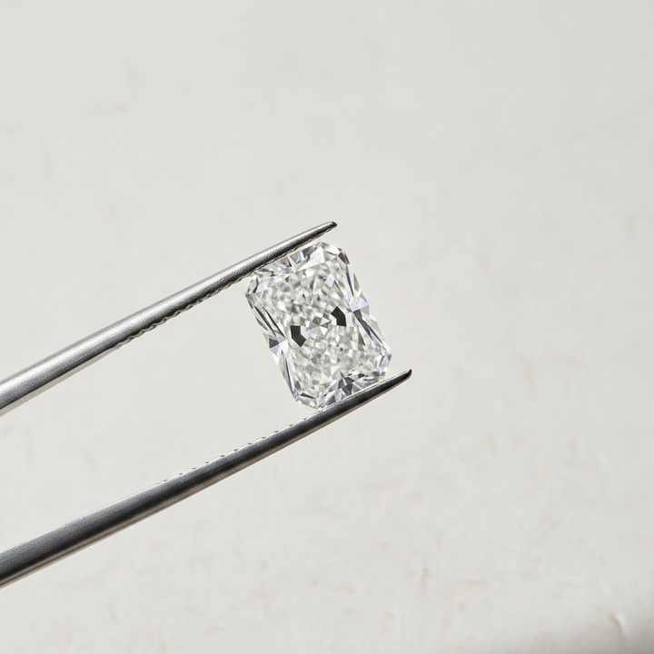 3.01 Carat Radiant Lab Grown Diamond, VS2/E
