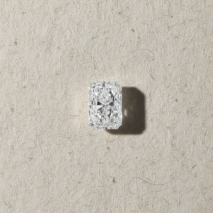 3.01 Carat Radiant Lab Grown Diamond, VVS2/D