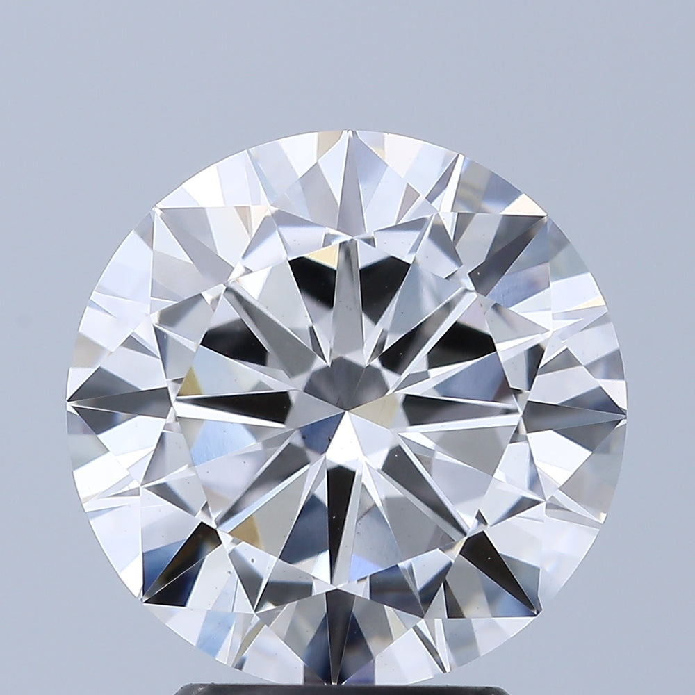 Diamante cultivado en laboratorio de talla redonda de 3,01 quilates VS1 D