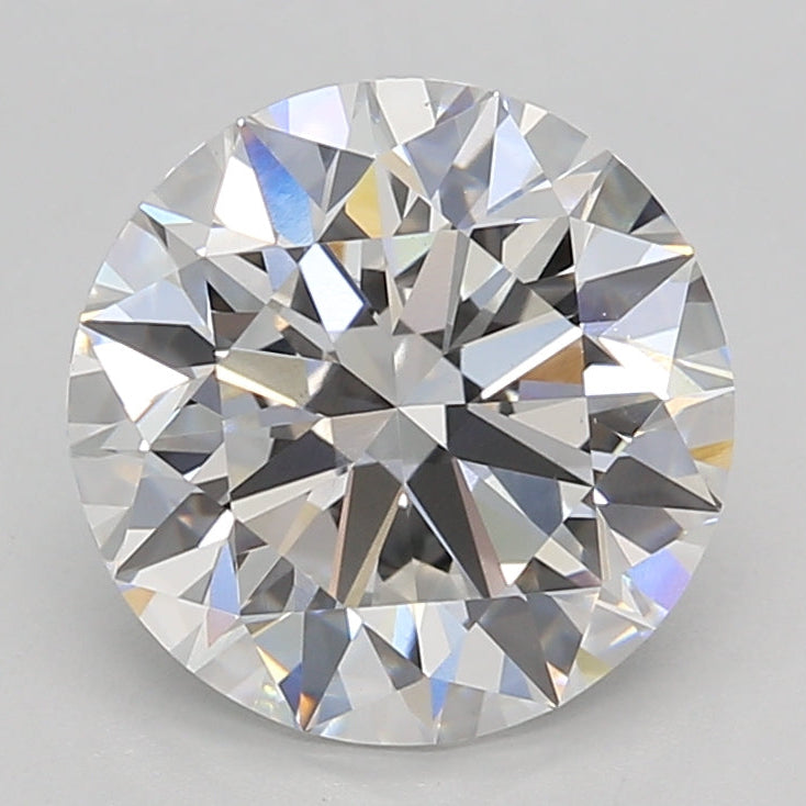 3.01 Carat Round Lab Grown Diamond VVS2 E