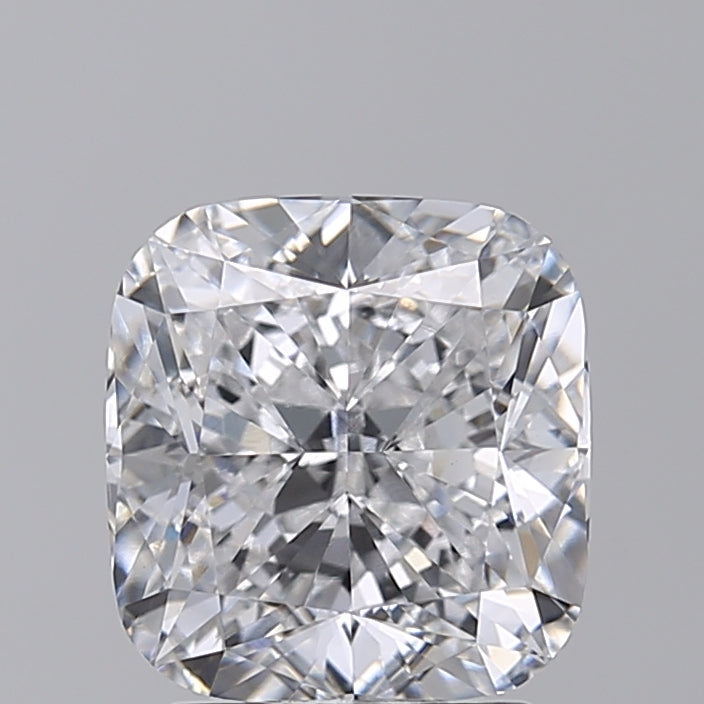 3.02 CT Cushion Cut Lab-Grown Diamond, IGI Certified, D Color, VVS2 Clarity