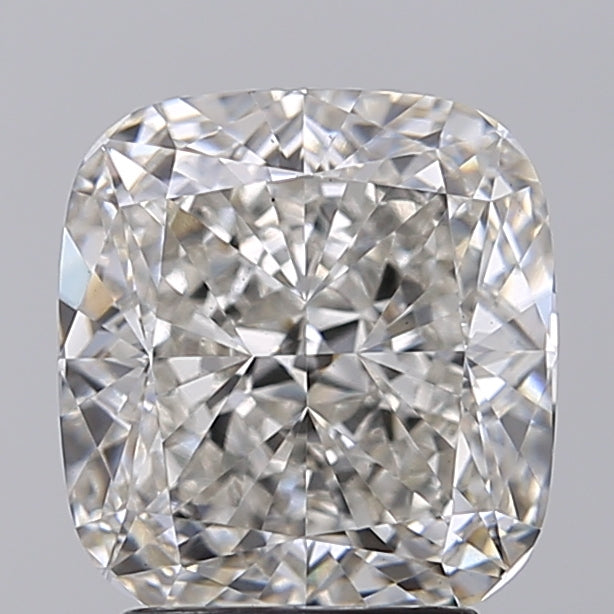3.02 Carat Cushion Cut Lab-Grown Diamond, H Color, VS1 Clarity