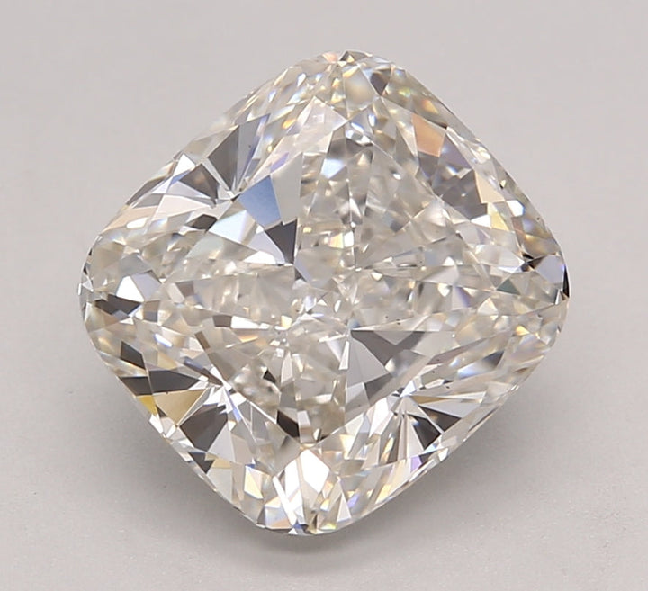 3.02 Carat Cushion Cut Lab-Grown Diamond, H Color, VS1 Clarity