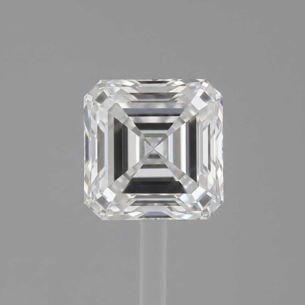 Diamant cultivé en laboratoire Asscher de 3,02 carats, VVS1/E