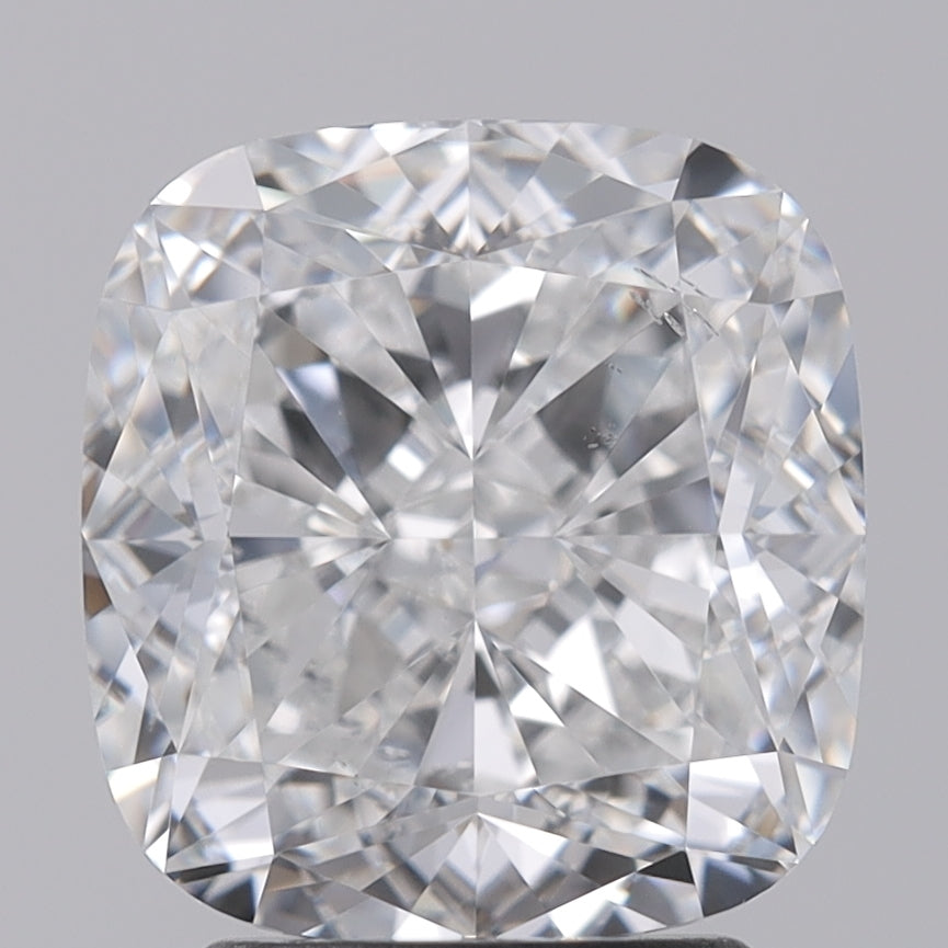 3.02 Carat Cushion Cut Lab Grown Diamond SI1 E