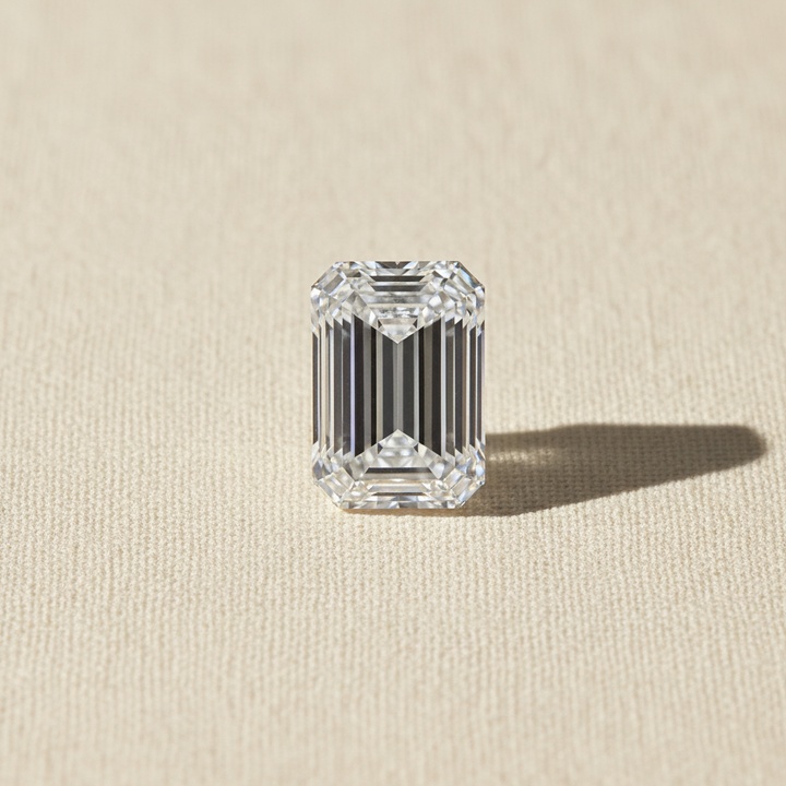 3.02 Carat Emerald Cut Lab Grown Diamond, VVS1/D