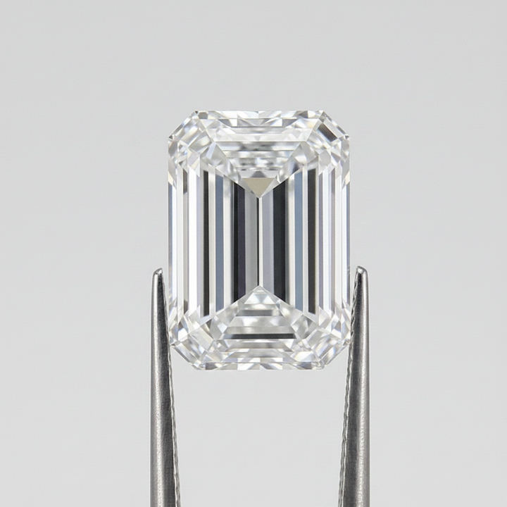 3.02 Carat Emerald Cut Lab Grown Diamond, VVS1/D