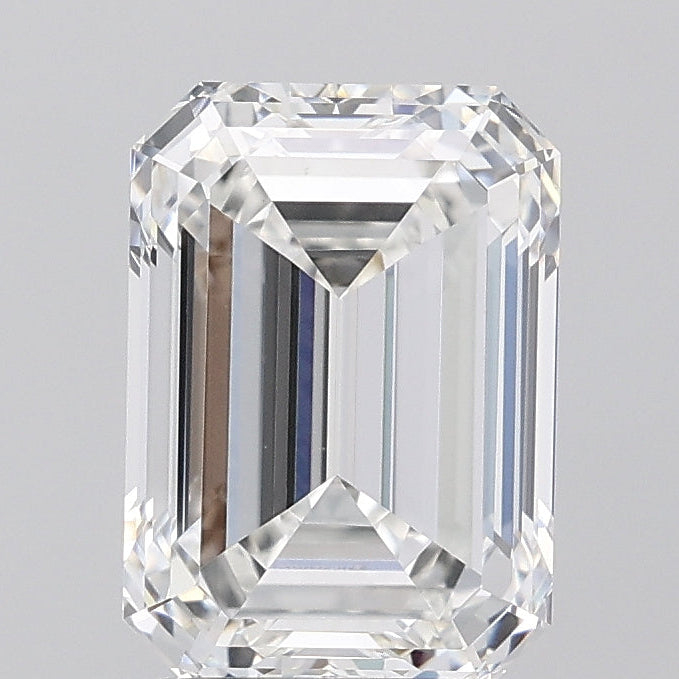 3.02 Carat Emerald Cut Lab Grown Diamond VVS1 F