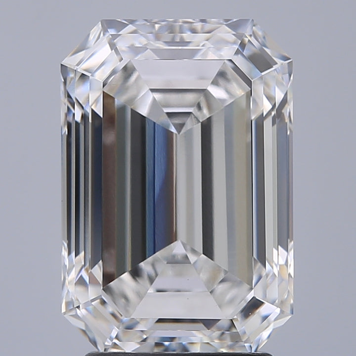 Diamant cultivé en laboratoire taille émeraude de 3,02 carats VVS2D