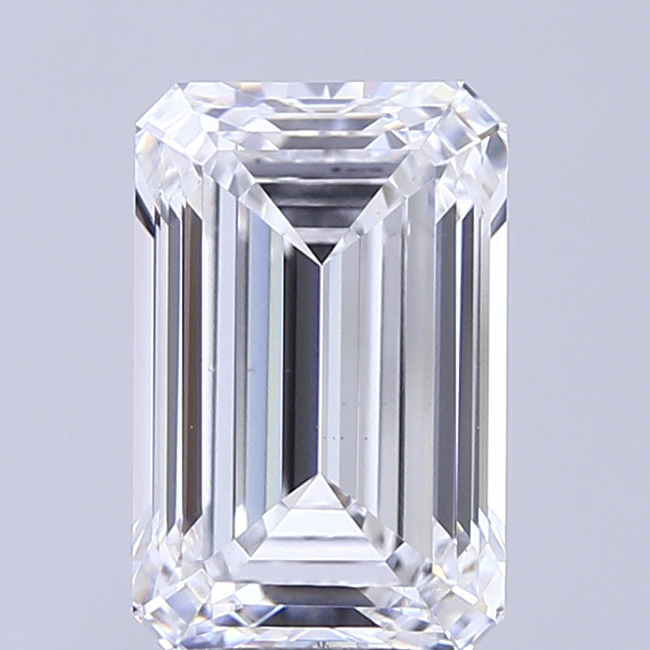 3.02 Carat Emerald Lab Grown Diamond VS1 D