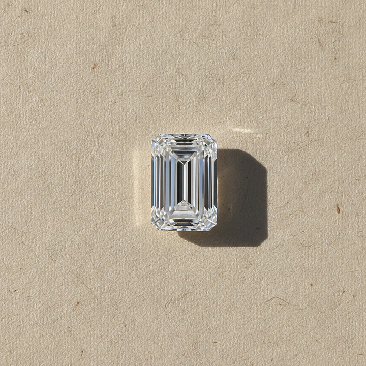 3.02 Carat Emerald Lab Grown Diamond, VS1/D