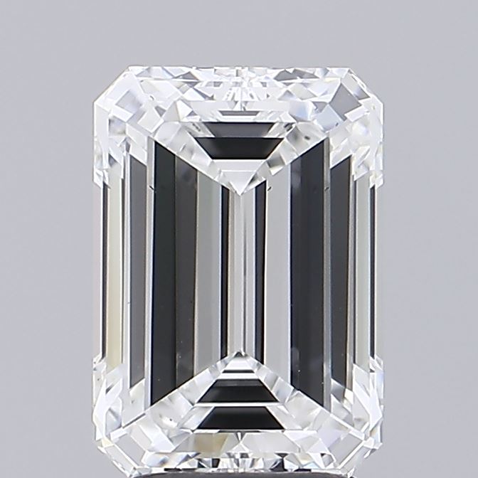 3,02 Karat Smaragd im Labor gezüchteter Diamant VS2 E