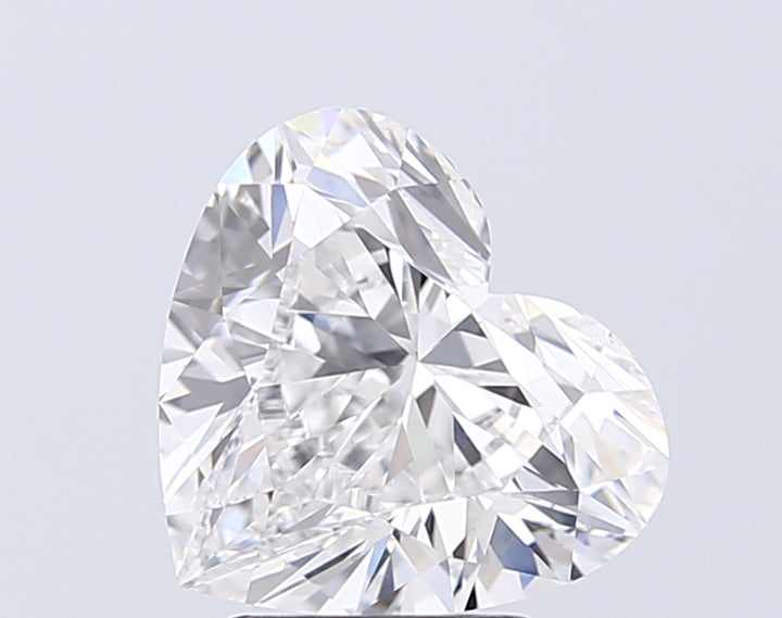 Diamant cultivé en laboratoire, taille cœur, 3,02 carats, VS1D
