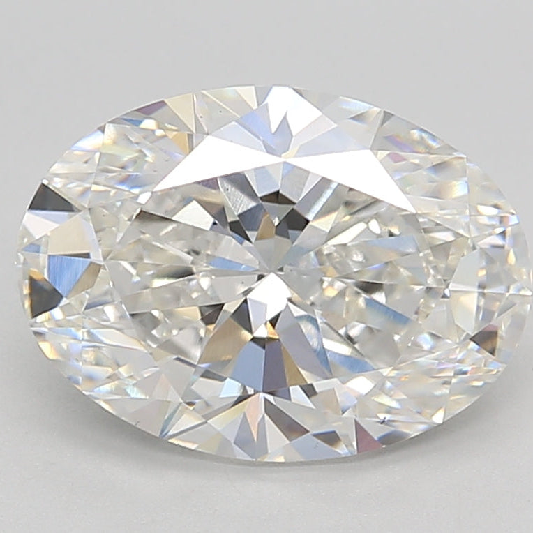 3.02 Carat Oval Cut Lab Grown Diamond VS1 E