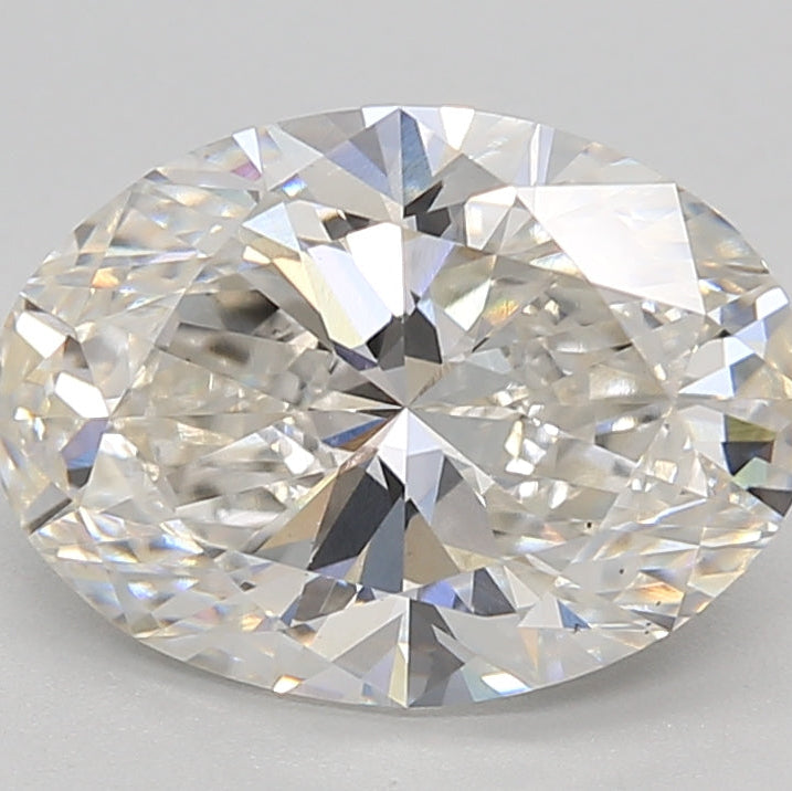 Diamante cultivado en laboratorio de talla ovalada de 3,02 quilates VS1 G
