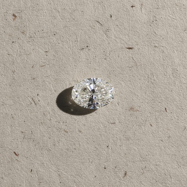 3,02 karaat ovaal geslepen laboratoriumdiamant, VS1/G