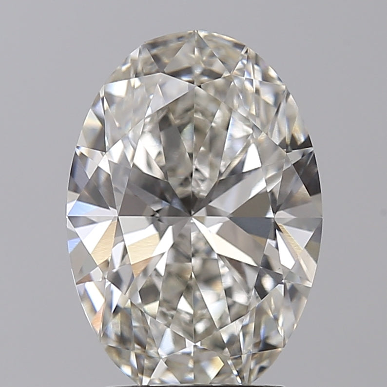3,02 Karat ovaler, im Labor geschliffener Diamant VS1 G