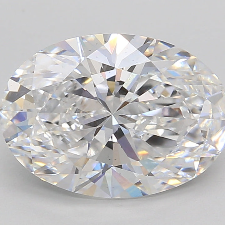 3.02 Carat Oval Cut Lab Grown Diamond VS2 D
