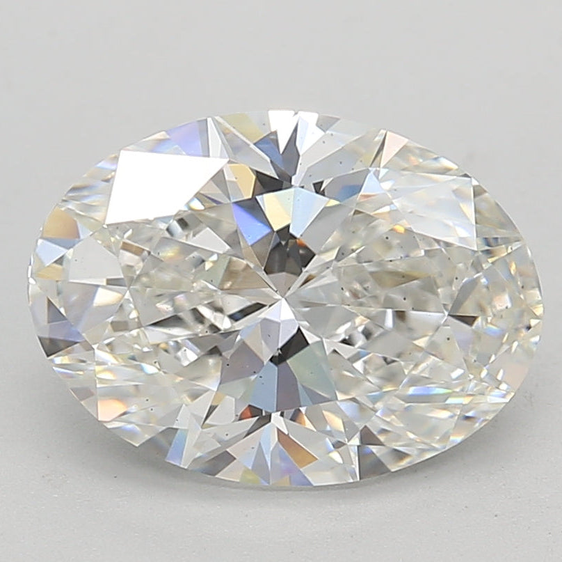 3.02 Carat Oval Cut Lab Grown Diamond VS2 G