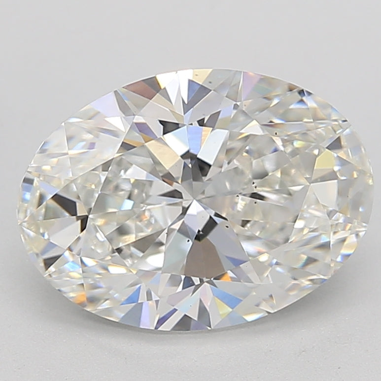 3.02 Carat Oval Cut Lab Grown Diamond VS2 G