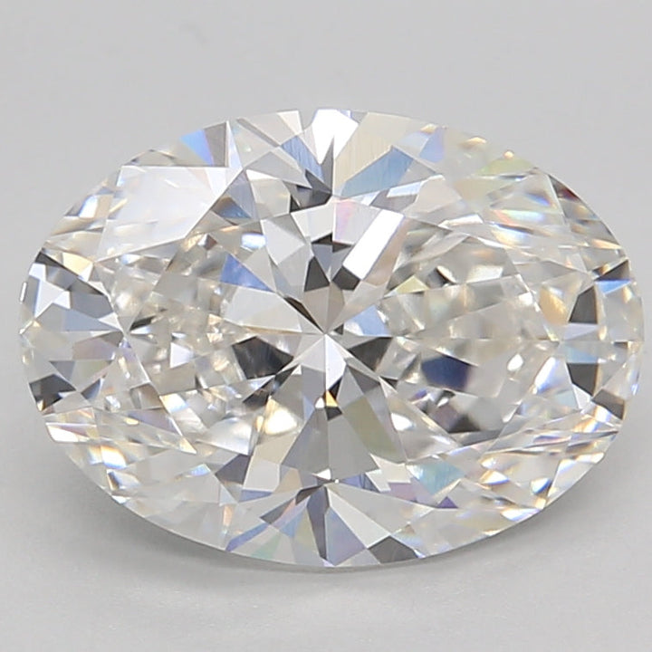 3.02 Carat Oval Cut Lab Grown Diamond VVS2 F