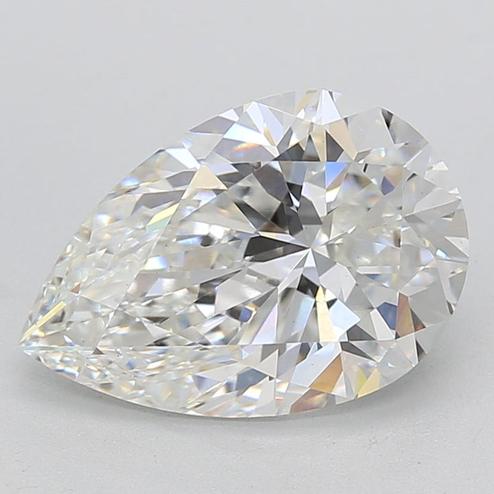 3.02 Carat Pear Cut Lab Grown Diamond VS1 G