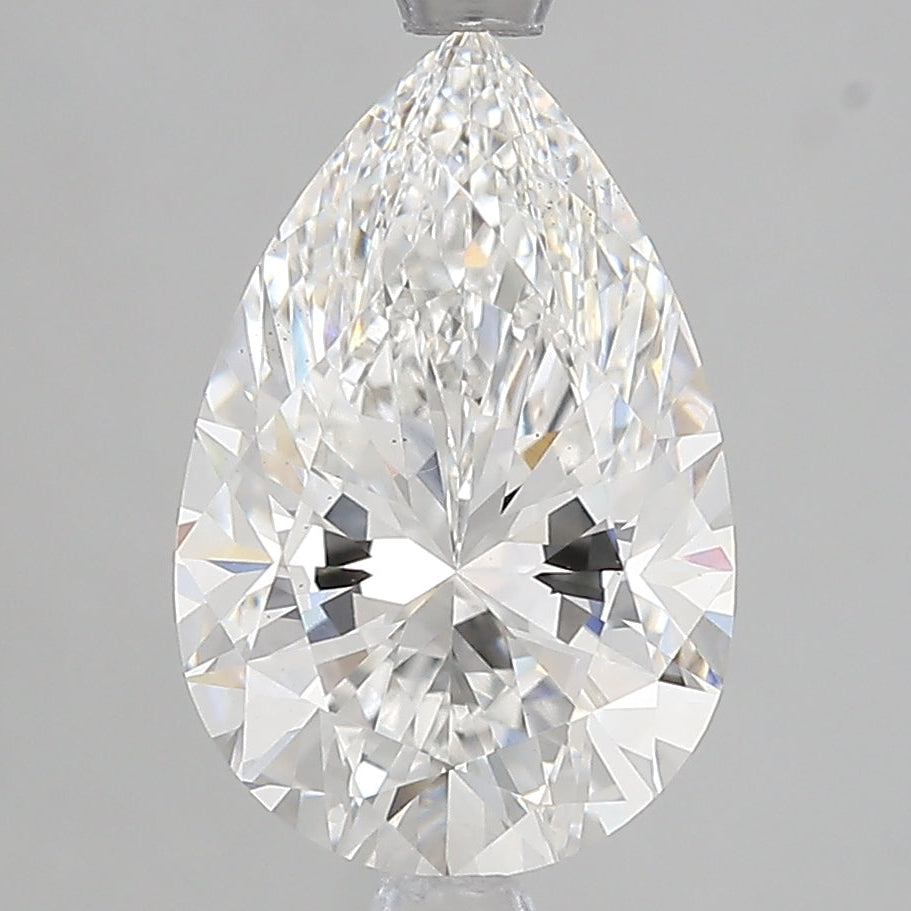 3.02 Carat Pear Cut Lab Grown Diamond VS2E