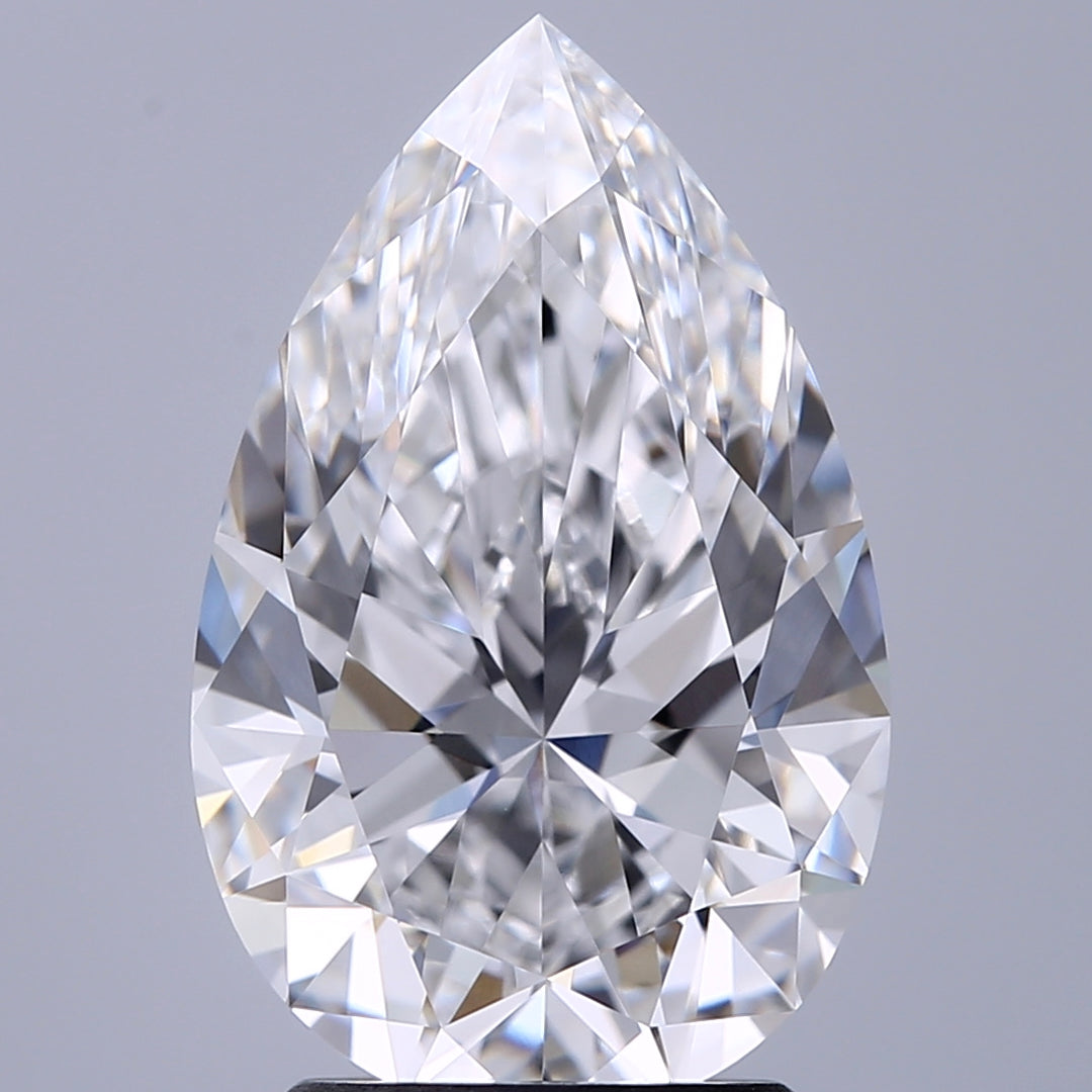 3.02 Carat Pear Cut Lab Grown Diamond VVS1D