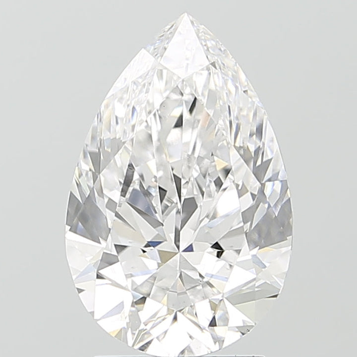3.02 Carat Pear Lab Grown Diamond VS1 D