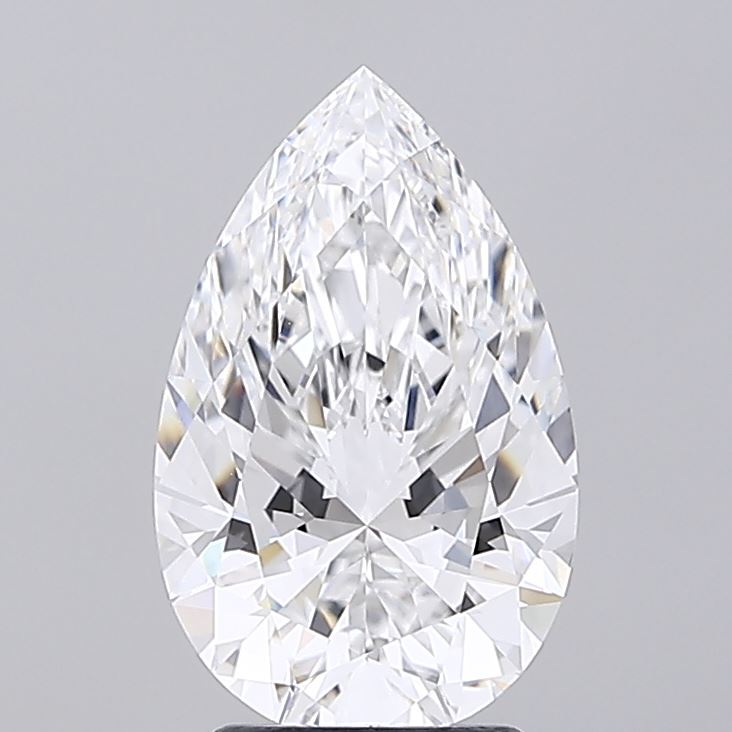 3.02 Carat Pear Lab Grown Diamond VS1 E