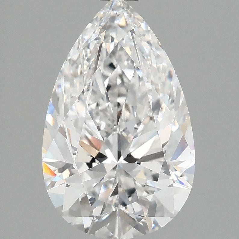 3.02 Carat Pear Lab Grown Diamond VS2 D