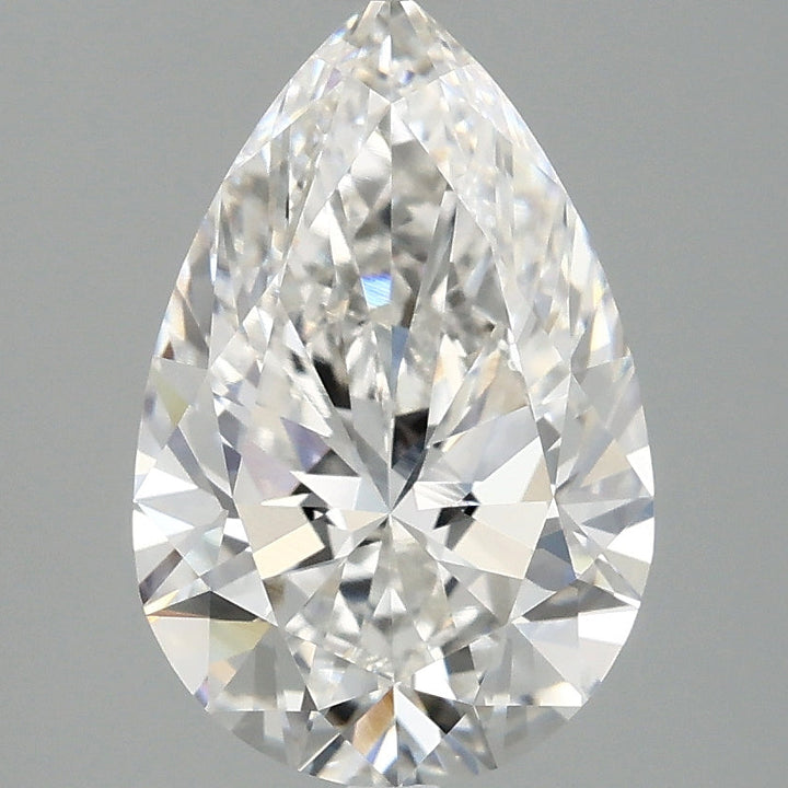 3.02 Carat Pear Lab Grown Diamond VVS1 F